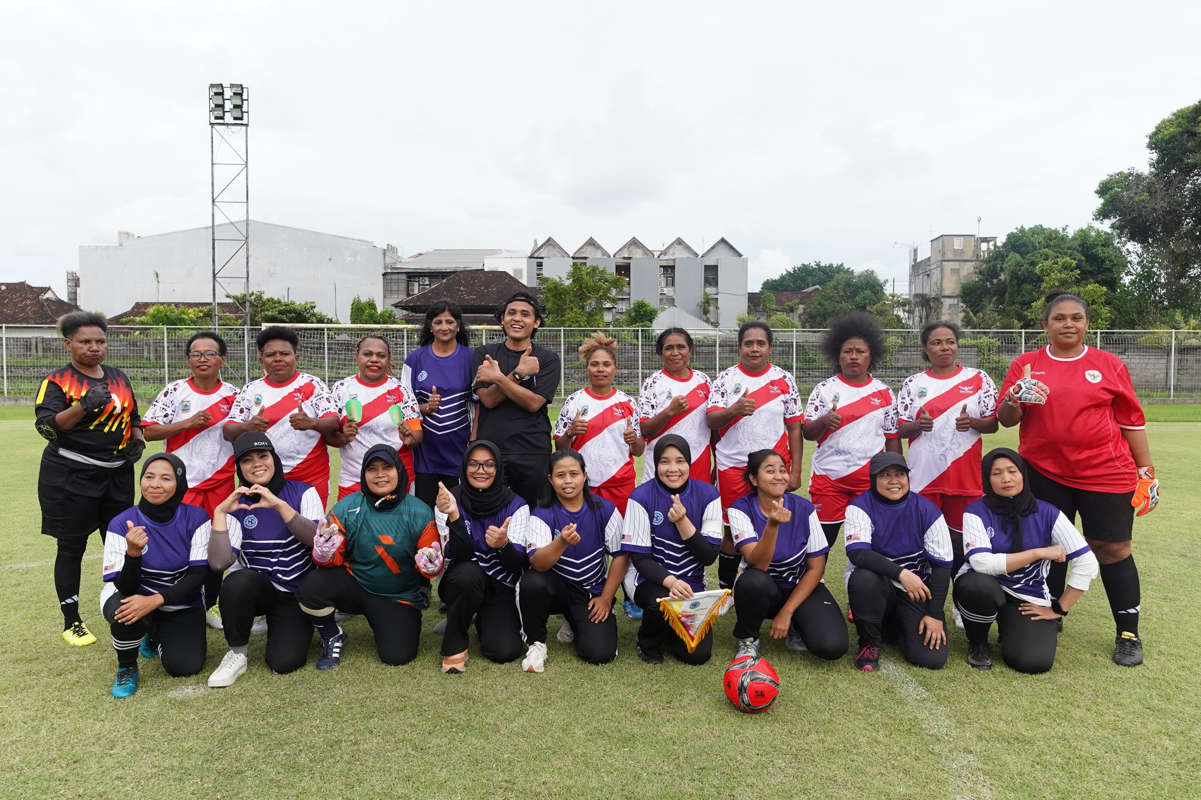 Laga Walking Football Asia Pacific World Cup 2025, Apac Malaysia Vs Garuda White Papua Tengah Berakhir Draw