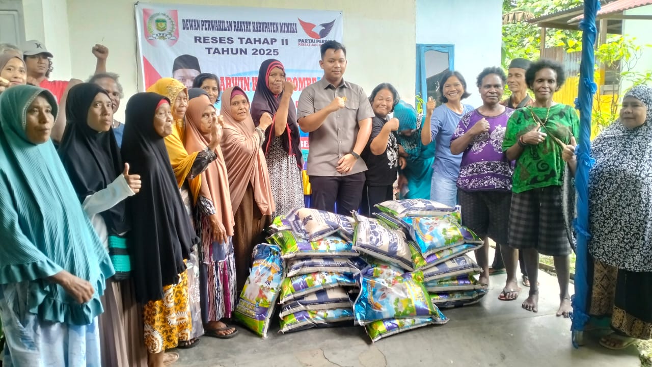 Reses di Timika Jaya, Darwin Kurnia Rombe Akan Perjuangkan Aspirasi Warga, Fokus Infrastruktur dan Keamanan Lingkungan