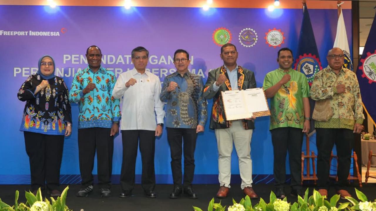 Manajemen Freeport dan Serikat Pekerja Tandatangani PKB ke-24 Periode 2026-2028