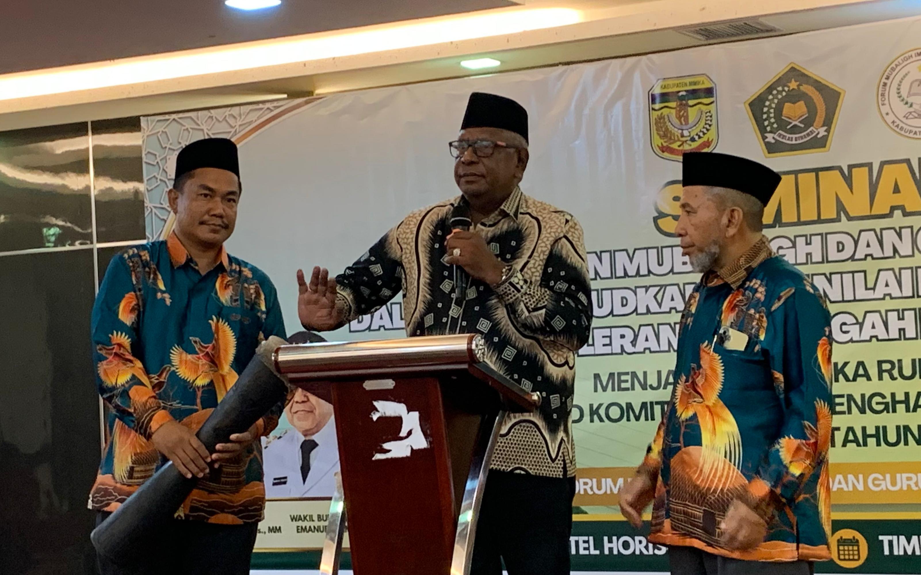 Johannes Rettob Ajak Masyarakat Jaga Harmonisasi di Kabupaten Mimika