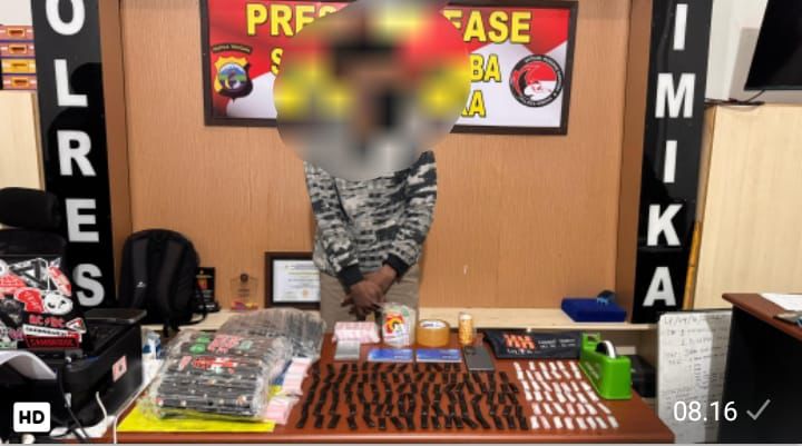 Polres Mimika Kembali Ringkus Pengedar dan Sita Ratusan Paket Sabu di Gang Sahabat
