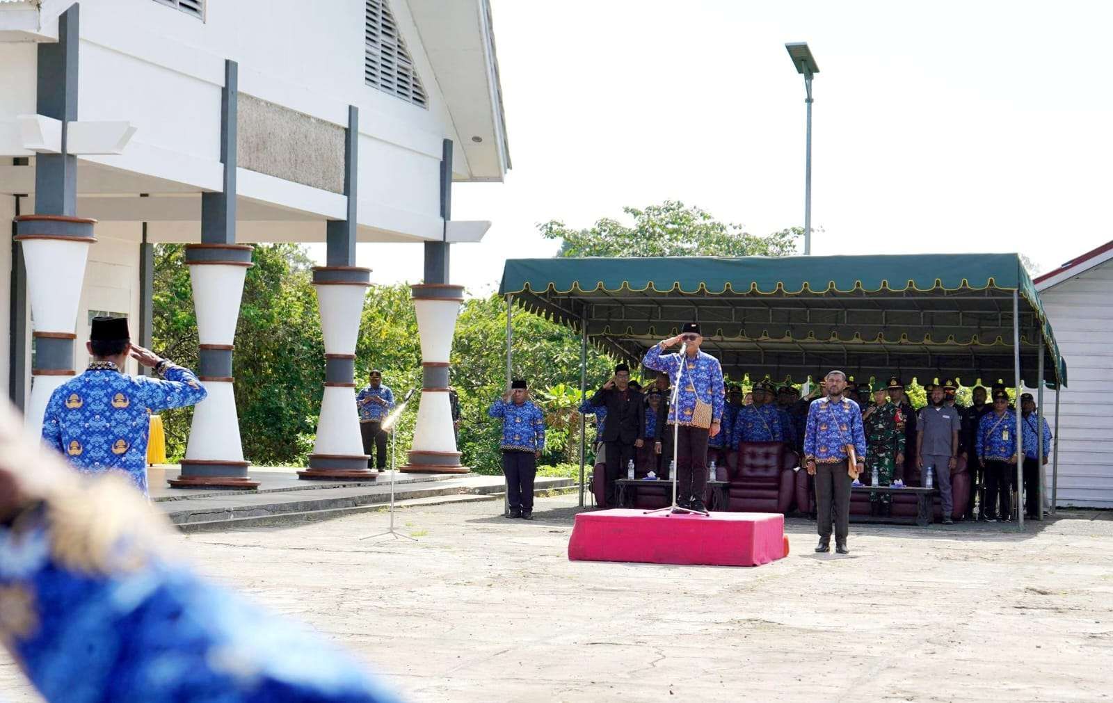 Pj. Bupati Mappi Pimpin Upacara Hari Kesaktian Pancasila Tahun 2024